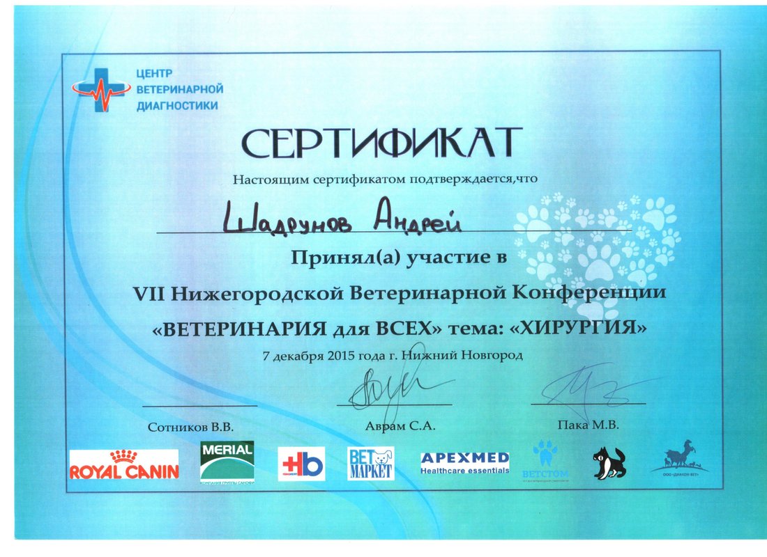 Документ или сертификат