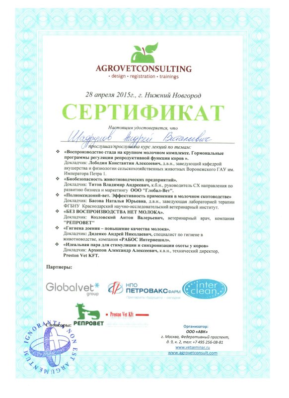Документ или сертификат