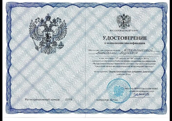 Документ или сертификат