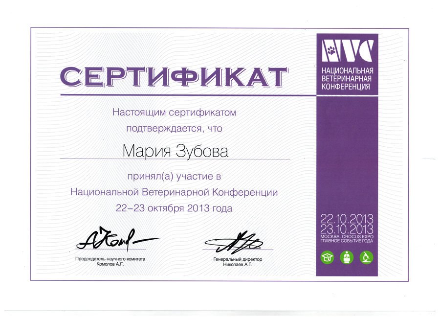 Документ или сертификат