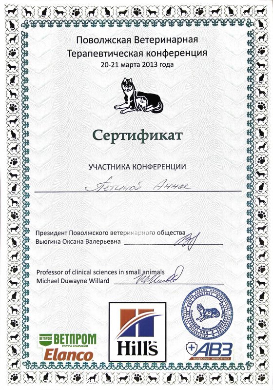 Документ или сертификат