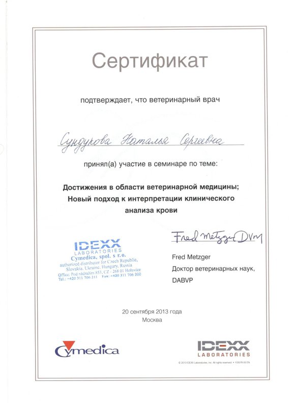 Документ или сертификат