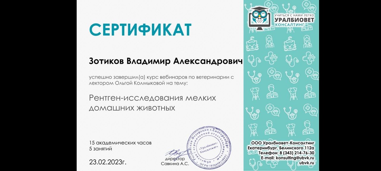Документ или сертификат