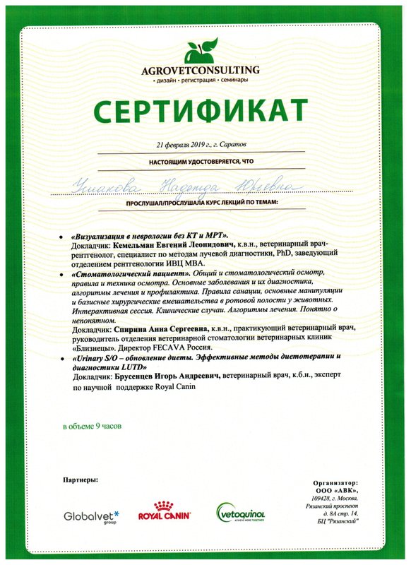 Документ или сертификат