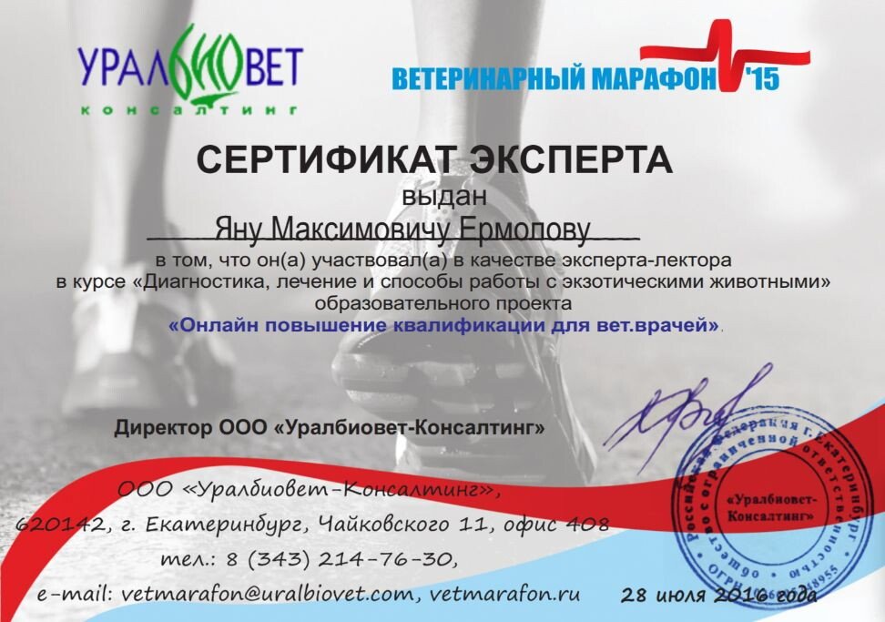 Документ или сертификат