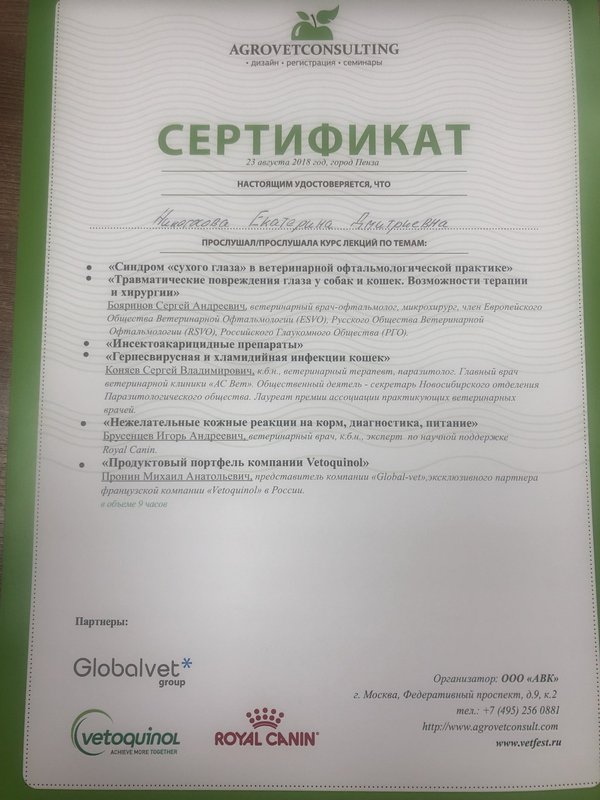 Документ или сертификат