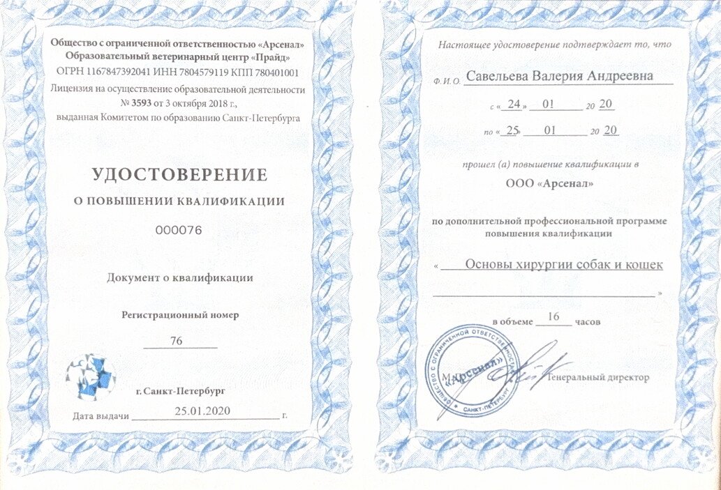 Документ или сертификат