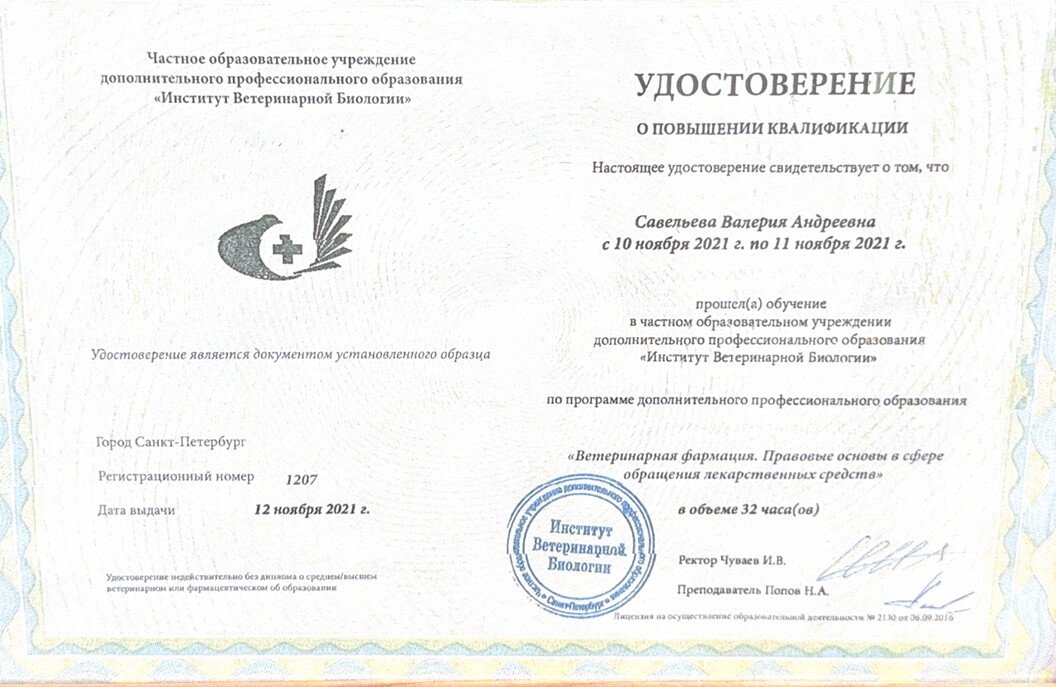 Документ или сертификат