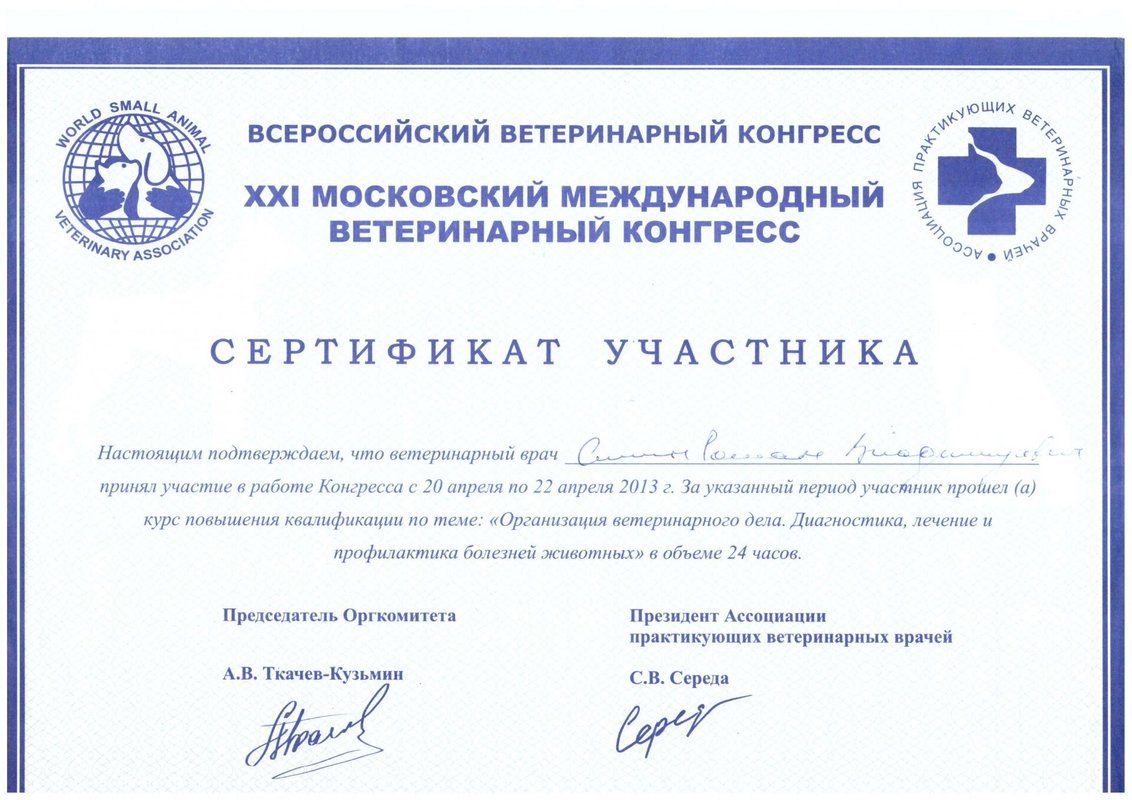 Документ или сертификат