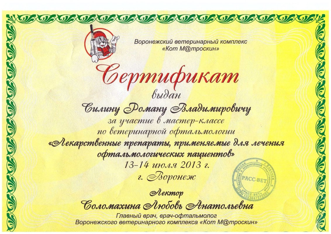 Документ или сертификат