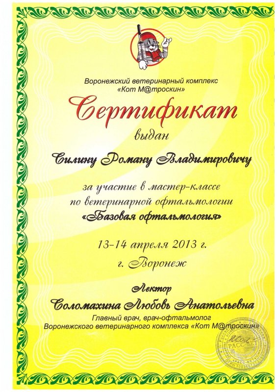 Документ или сертификат