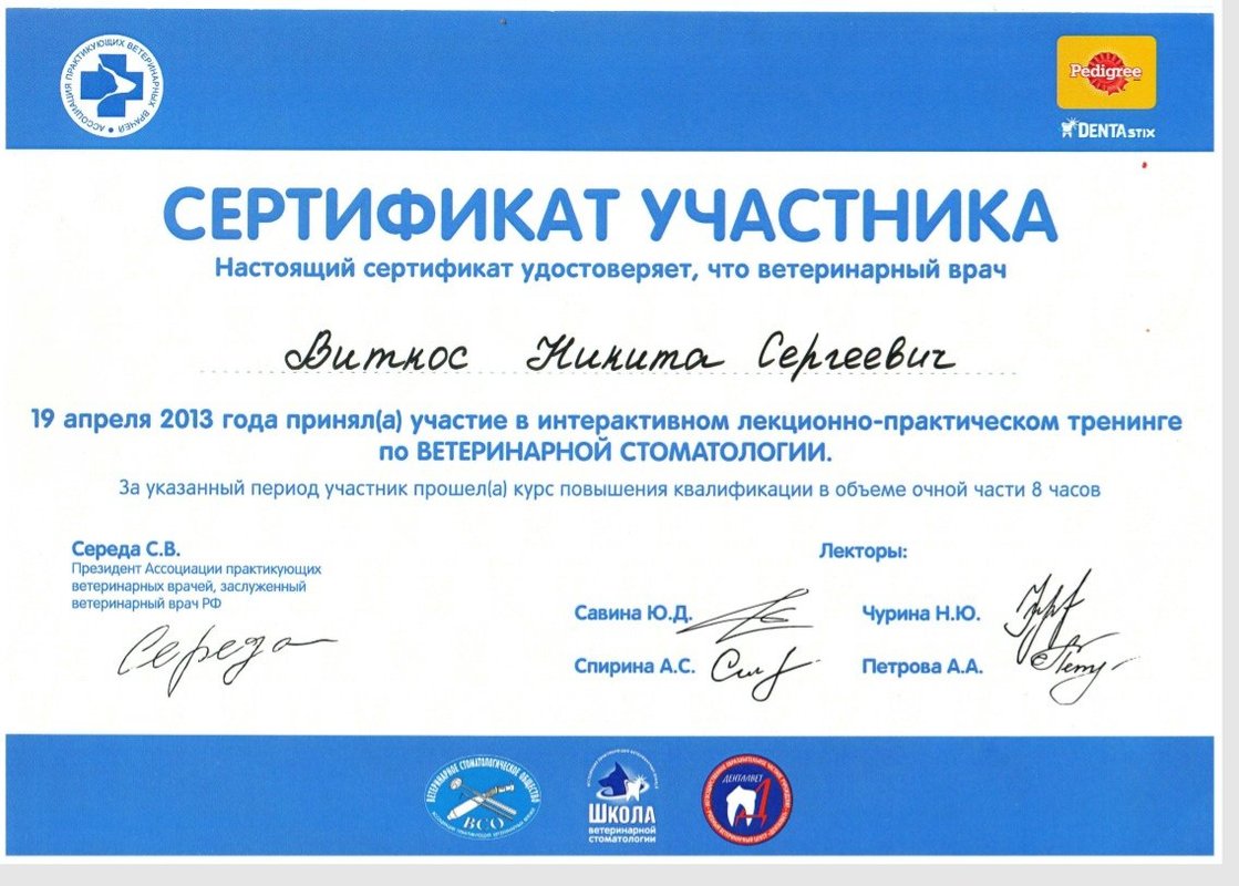 Документ или сертификат
