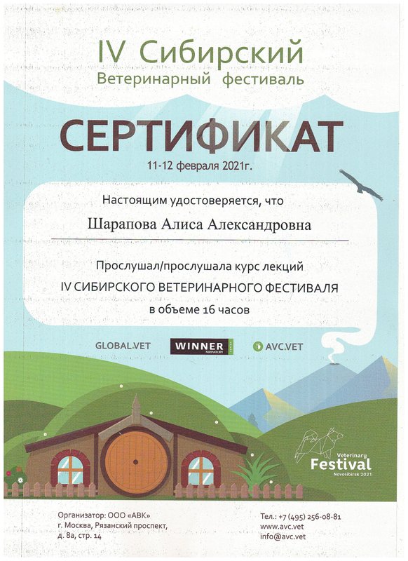 Документ или сертификат