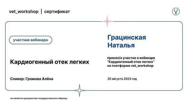 Документ или сертификат