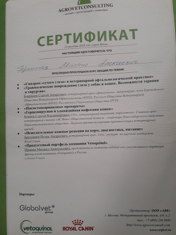 Документ или сертификат
