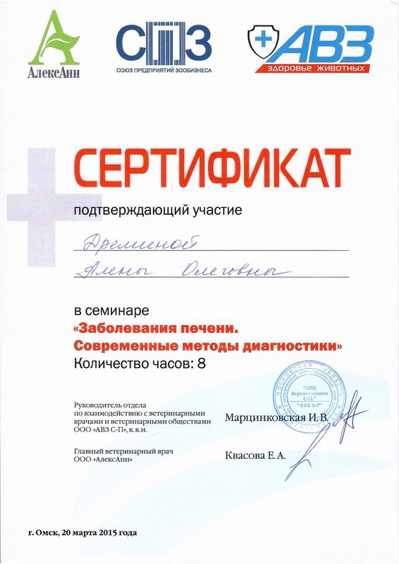 Документ или сертификат