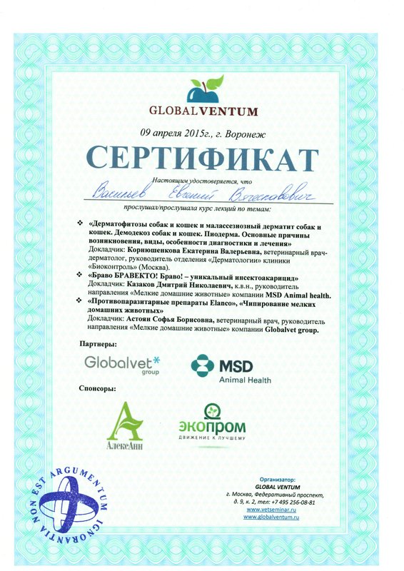 Документ или сертификат
