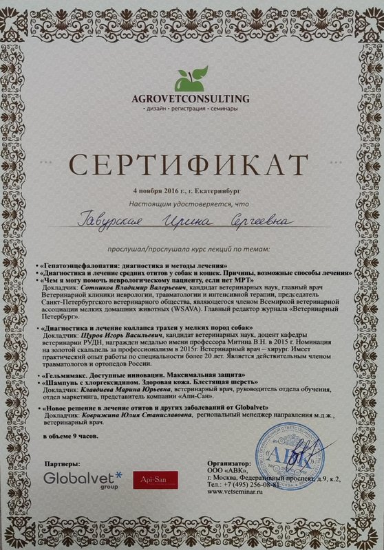 Документ или сертификат