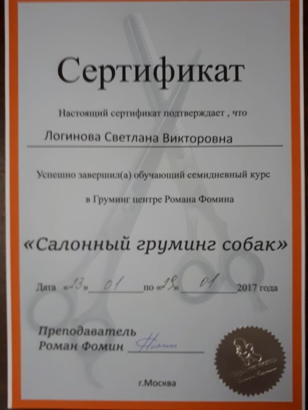 Документ или сертификат