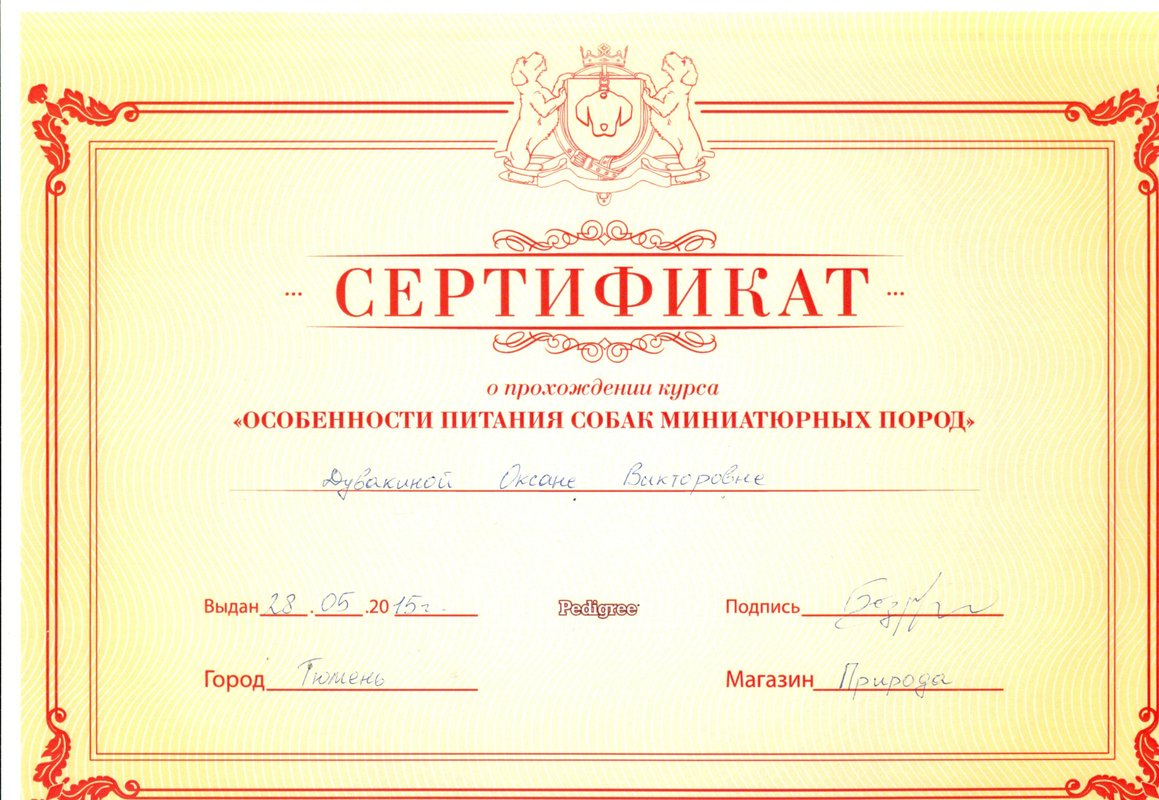 Документ или сертификат