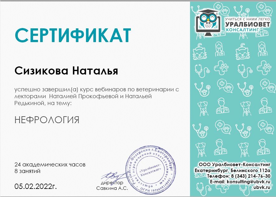 Документ или сертификат