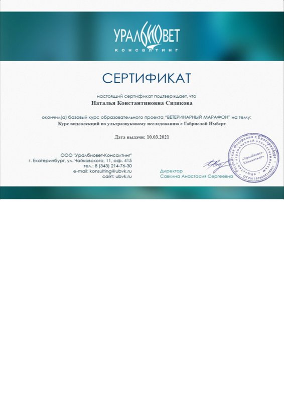 Документ или сертификат