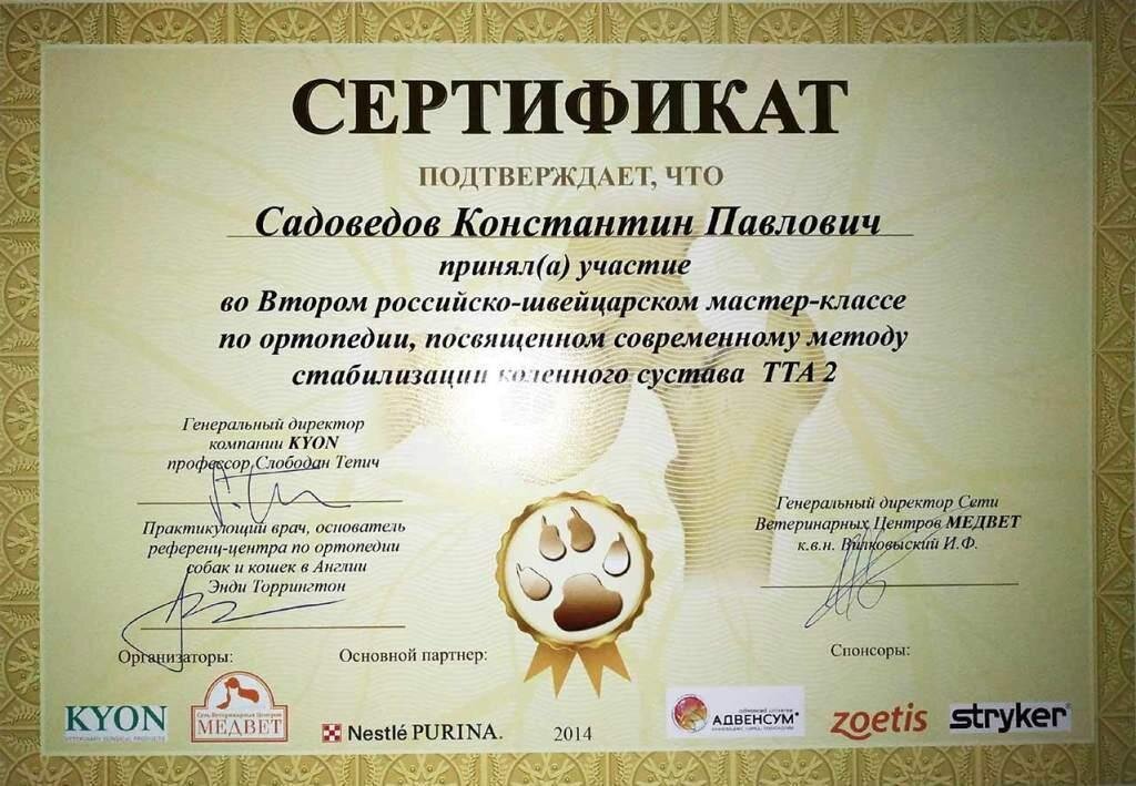 Документ или сертификат