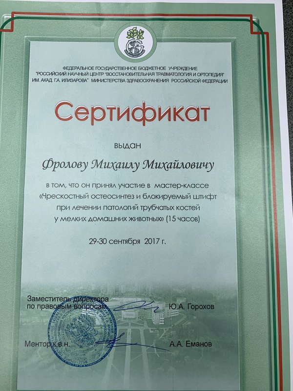 Документ или сертификат