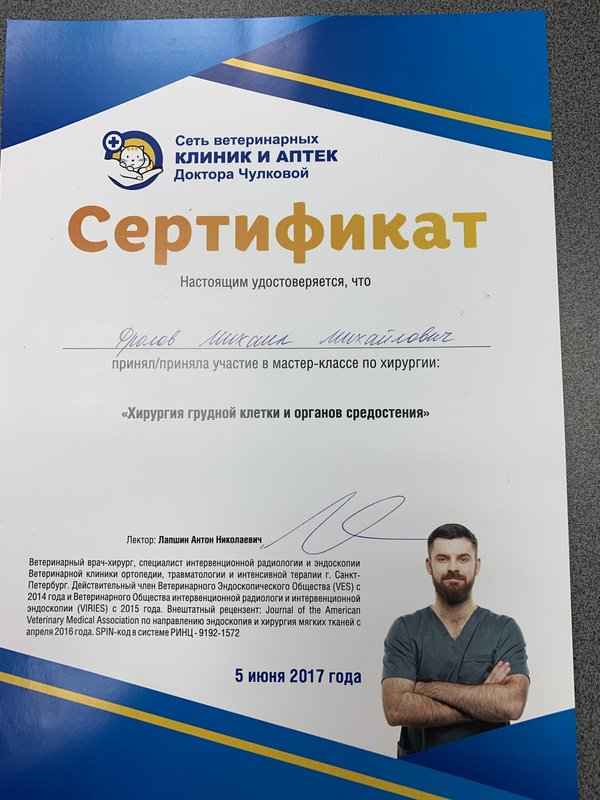 Документ или сертификат