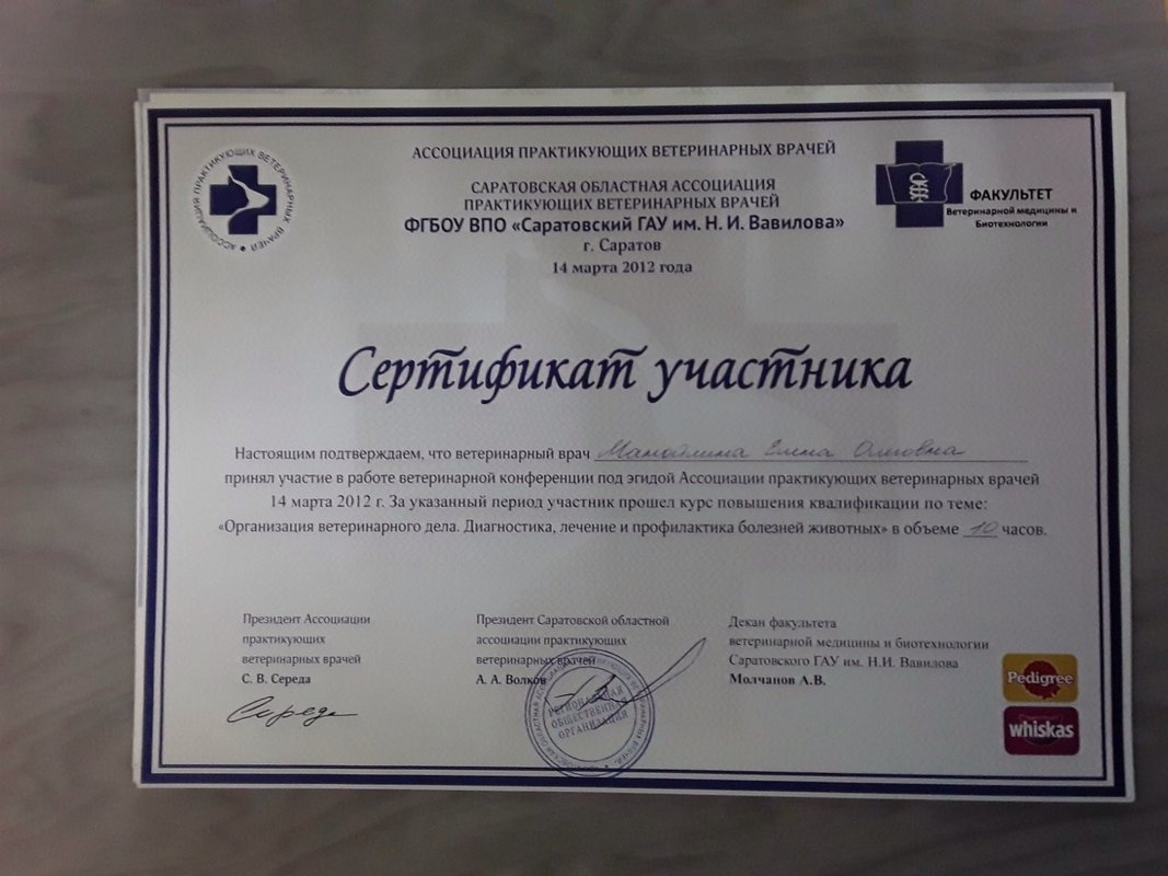 Документ или сертификат