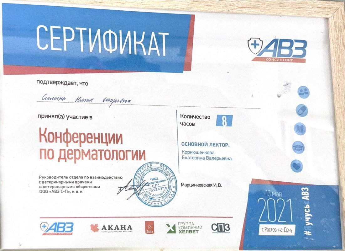 Документ или сертификат