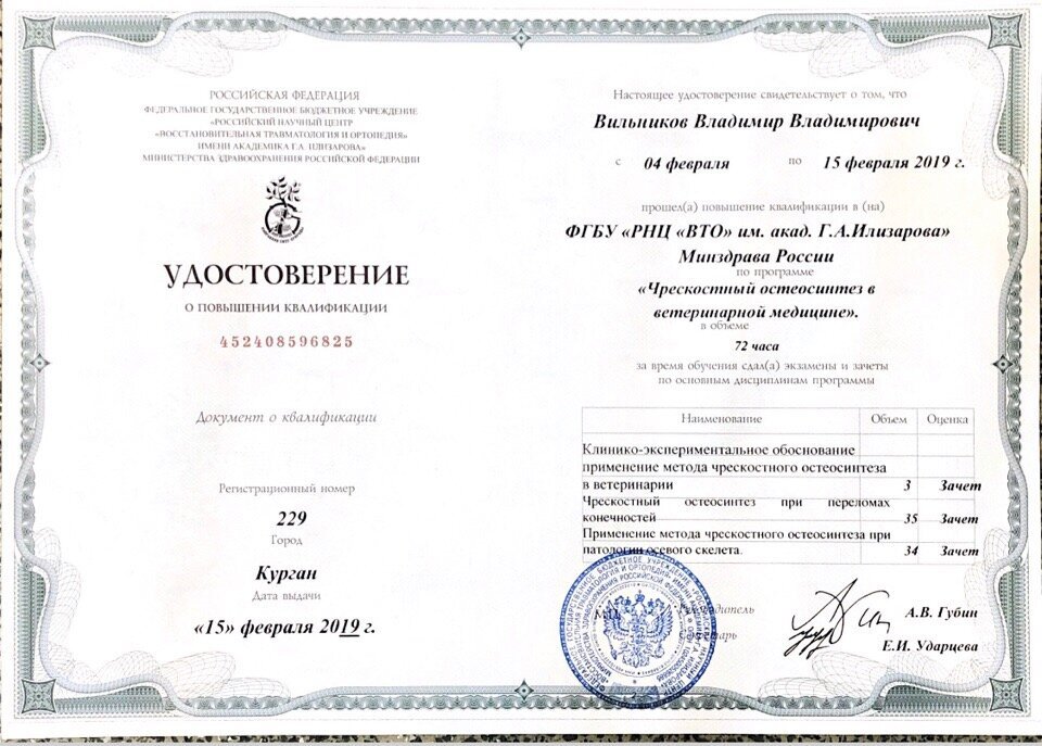 Документ или сертификат