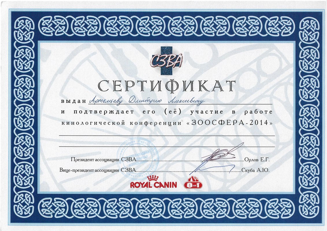 Документ или сертификат