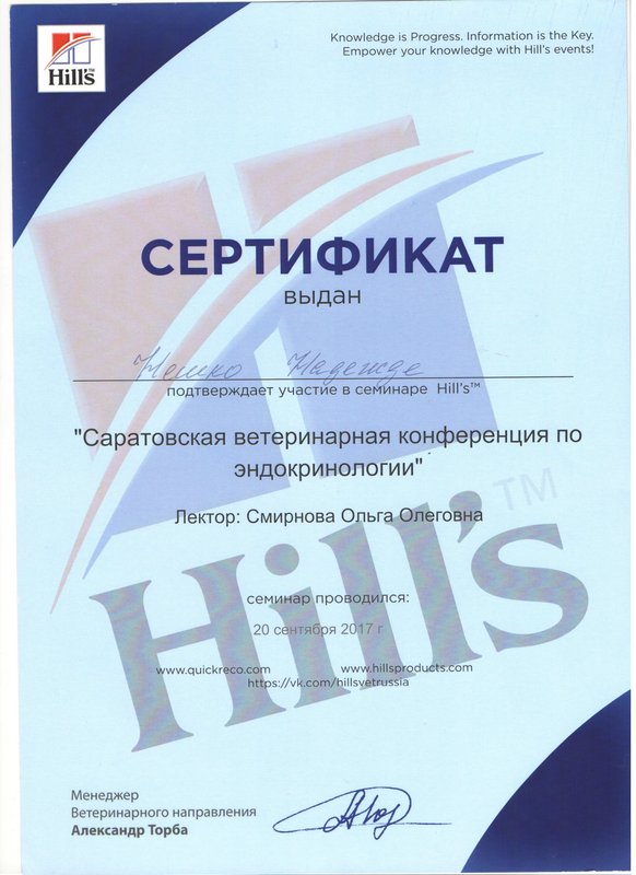 Документ или сертификат