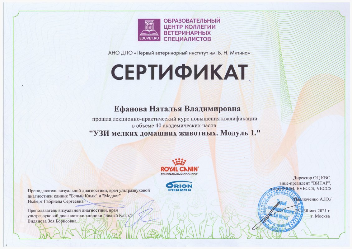 Документ или сертификат