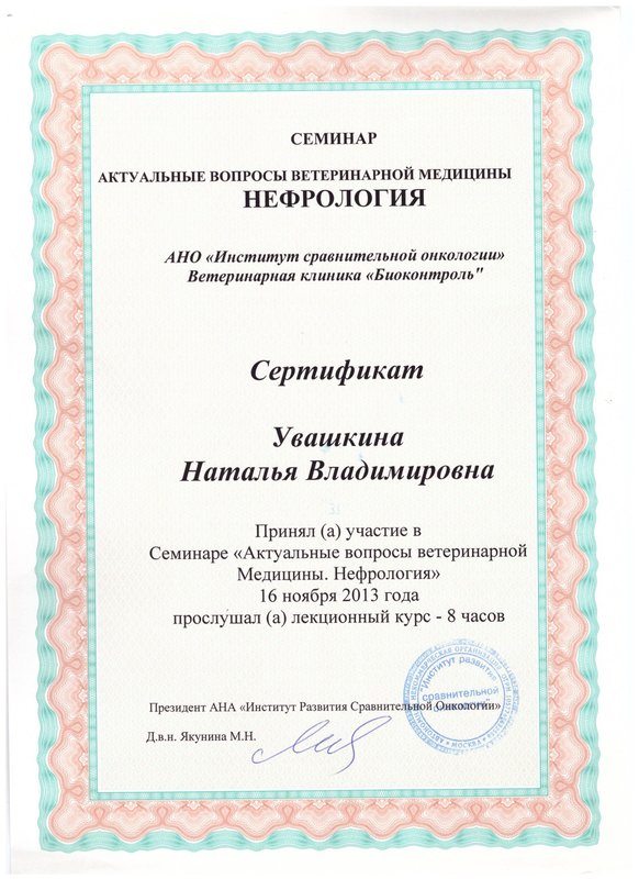 Документ или сертификат