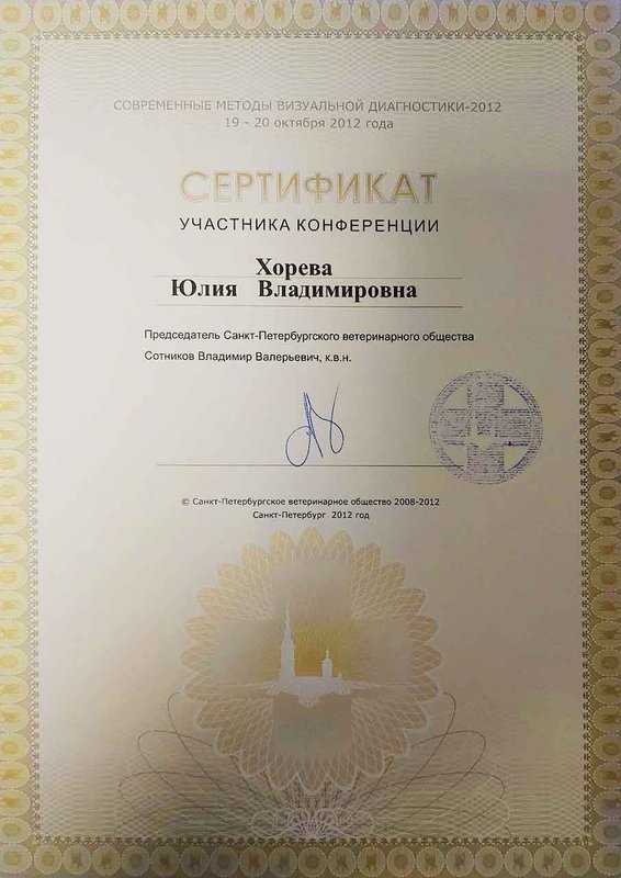Документ или сертификат