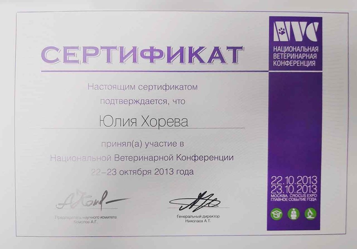 Документ или сертификат