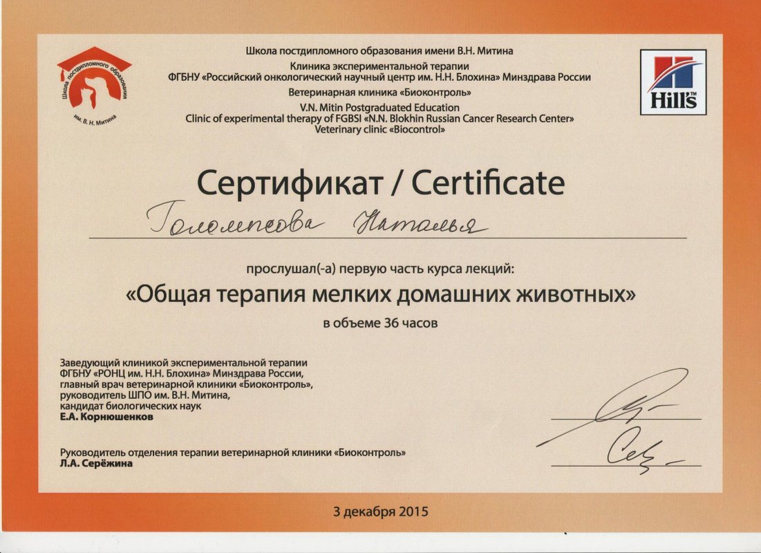Документ или сертификат