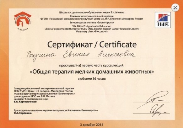 Документ или сертификат