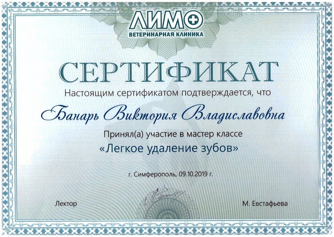 Документ или сертификат