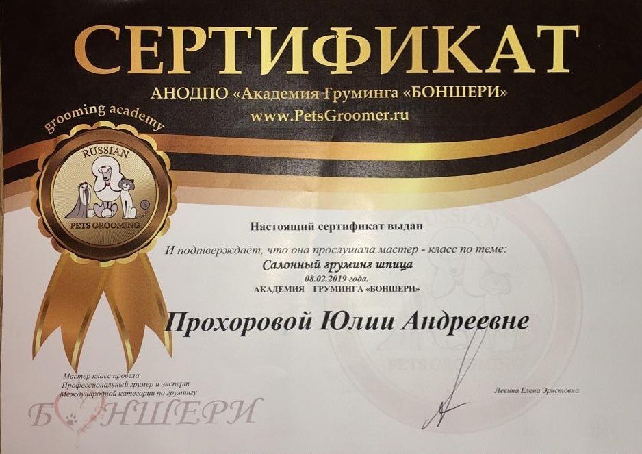 Документ или сертификат
