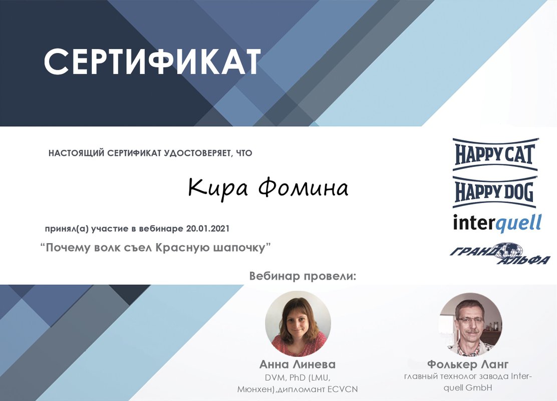Документ или сертификат