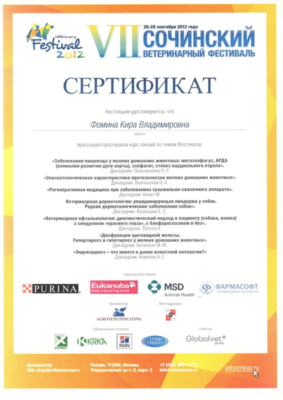 Документ или сертификат