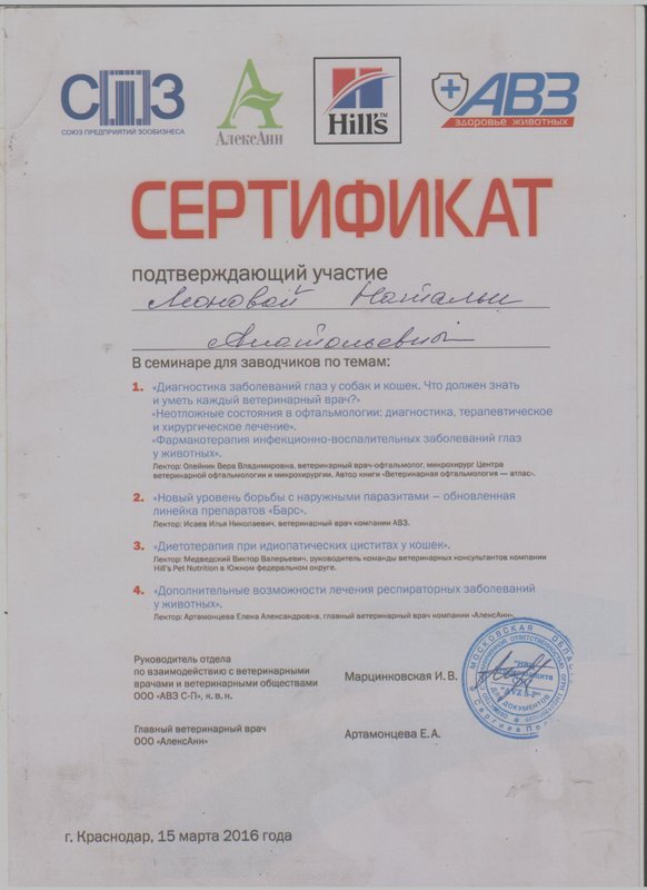 Документ или сертификат