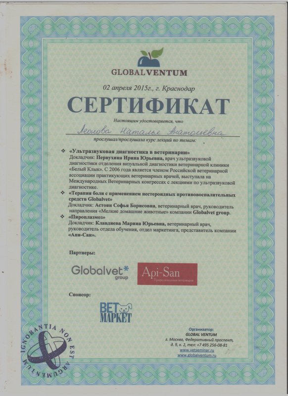 Документ или сертификат