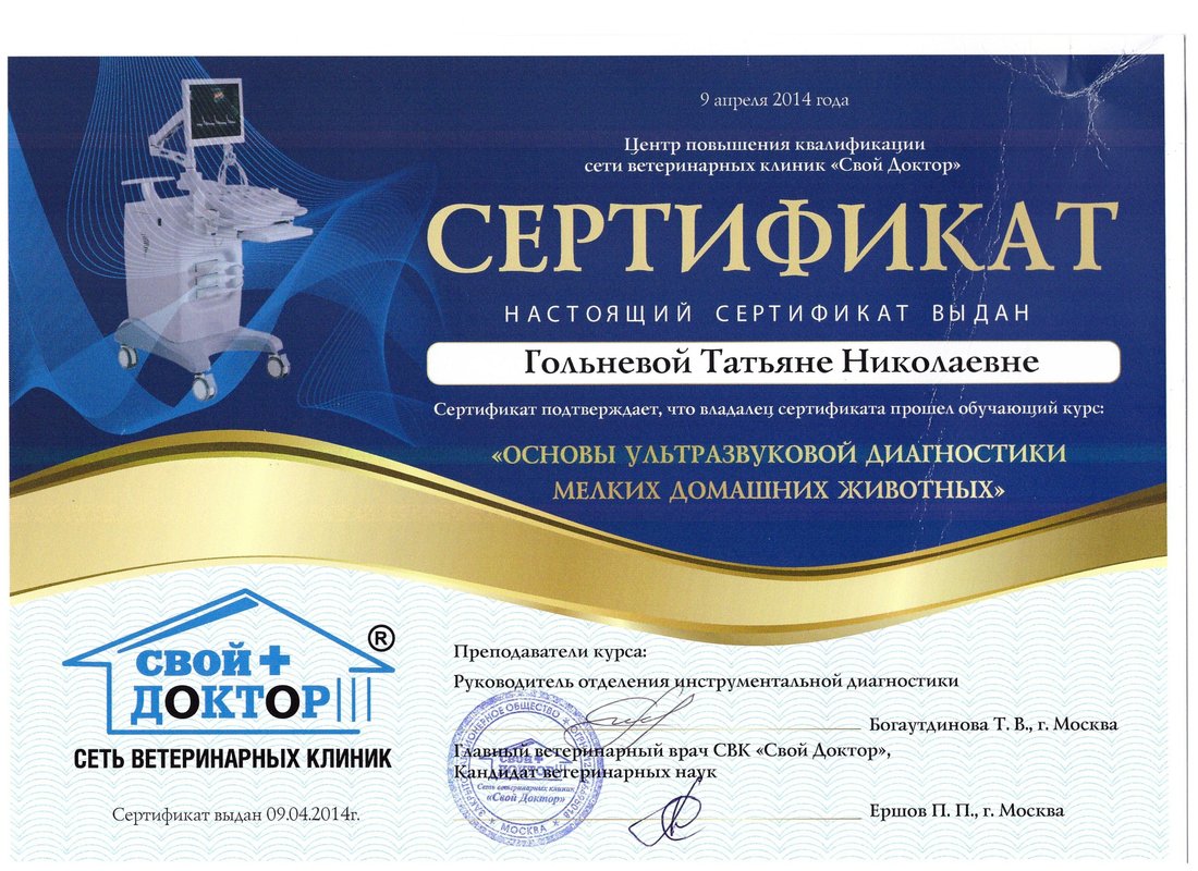 Документ или сертификат