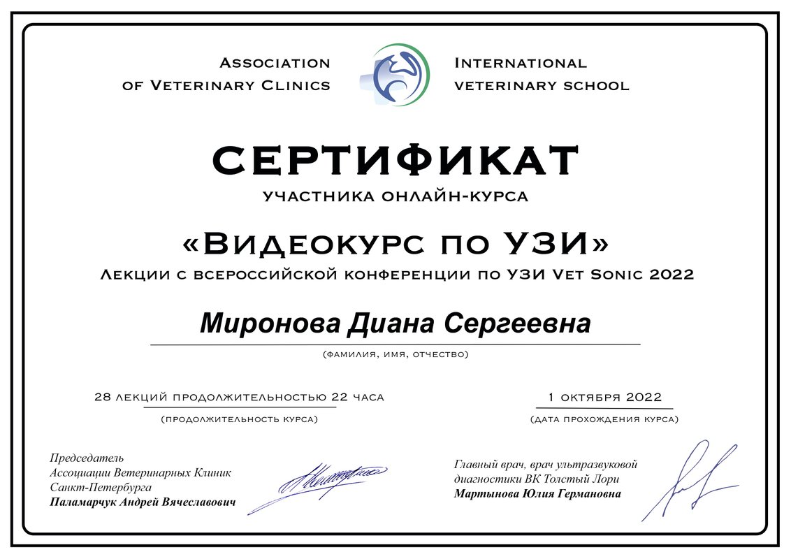 Документ или сертификат