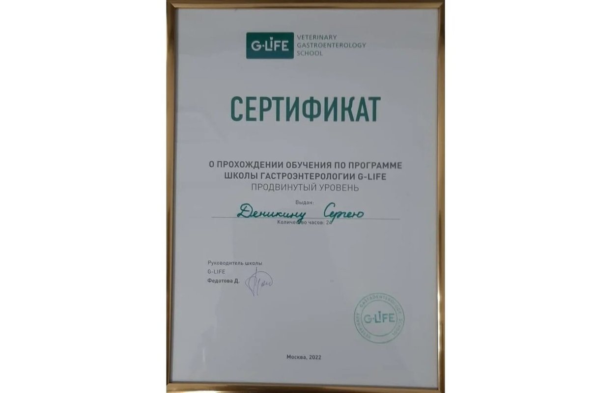 Документ или сертификат