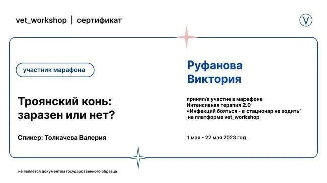 Документ или сертификат
